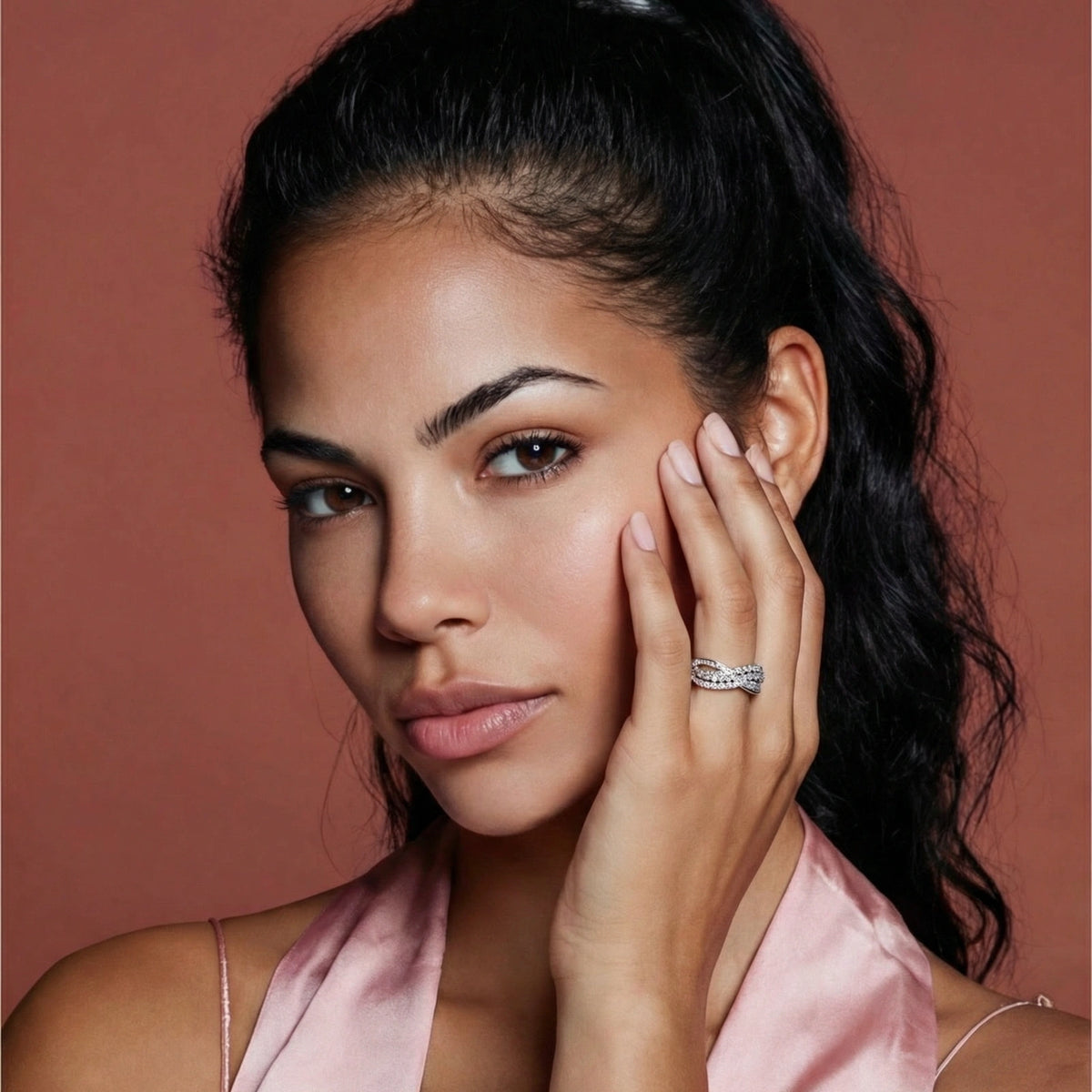 Infinity Crossover Ring | SOLSTICE & PEARL