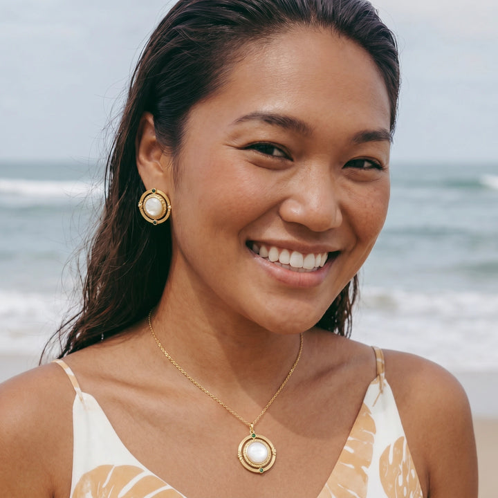 Cosmic Pearl Pendant | SOLSTICE & PEARL